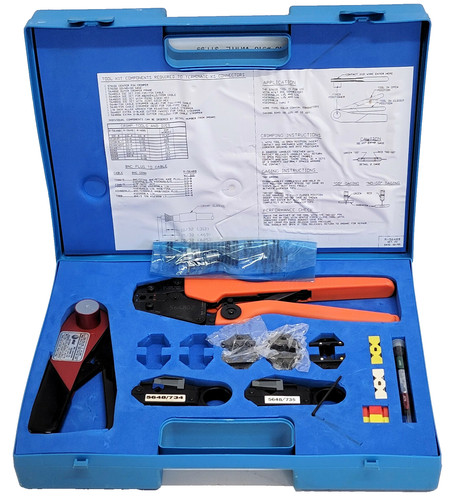 Bnc coax kit - kit, crimpatrice